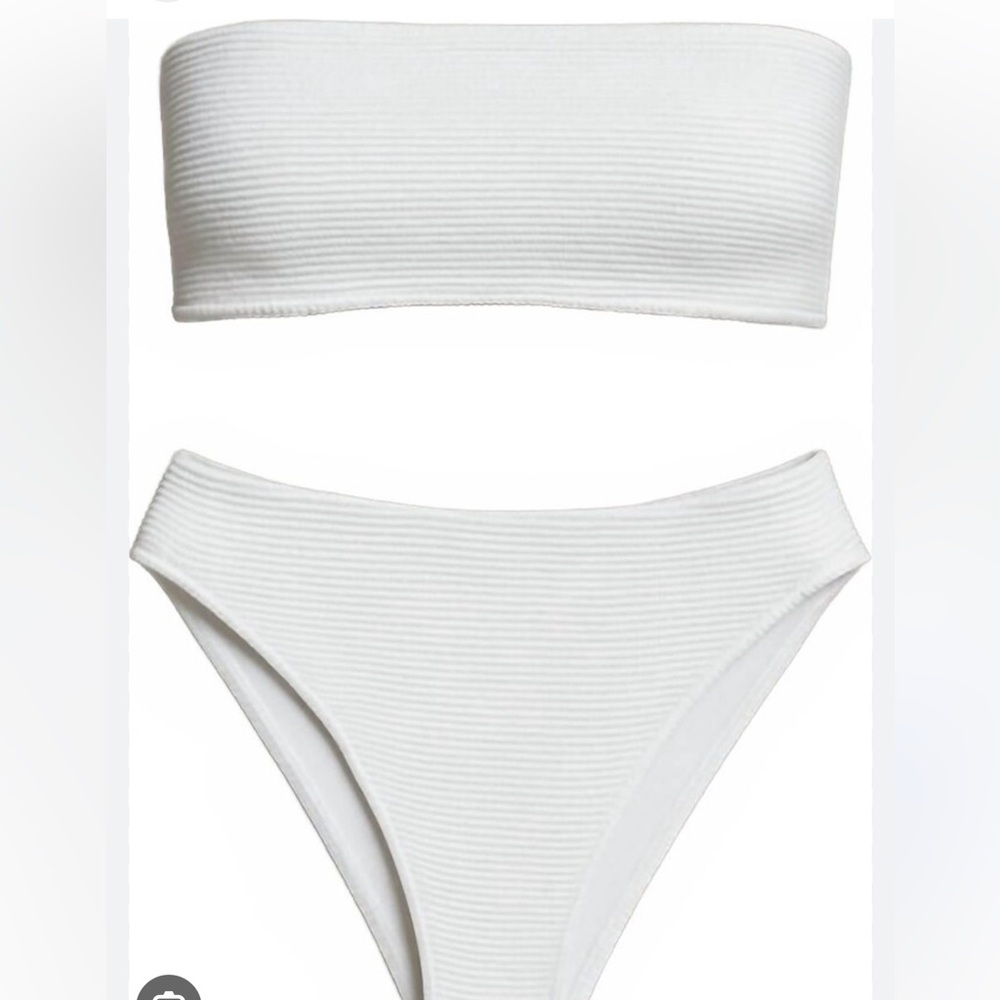 Rumer the‎ Label Cassidy Bandeau bikini top White XS